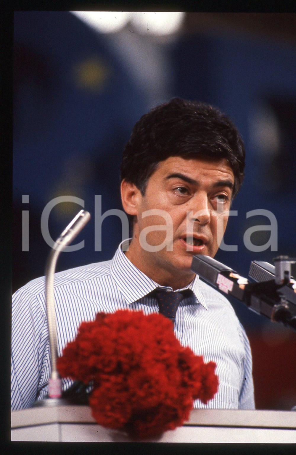 35mm vintage slide* 1989 MILANO Claudio MARTELLI Congresso PSI Ansaldo (64)