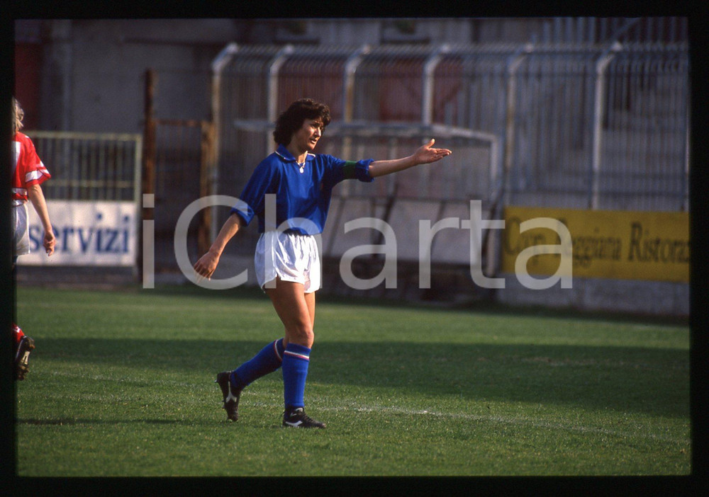 35mm vintage slide* 1989 REGGIO EMILIA - CALCIO FEMMINILE Elisabetta VIGNOTTO 2
