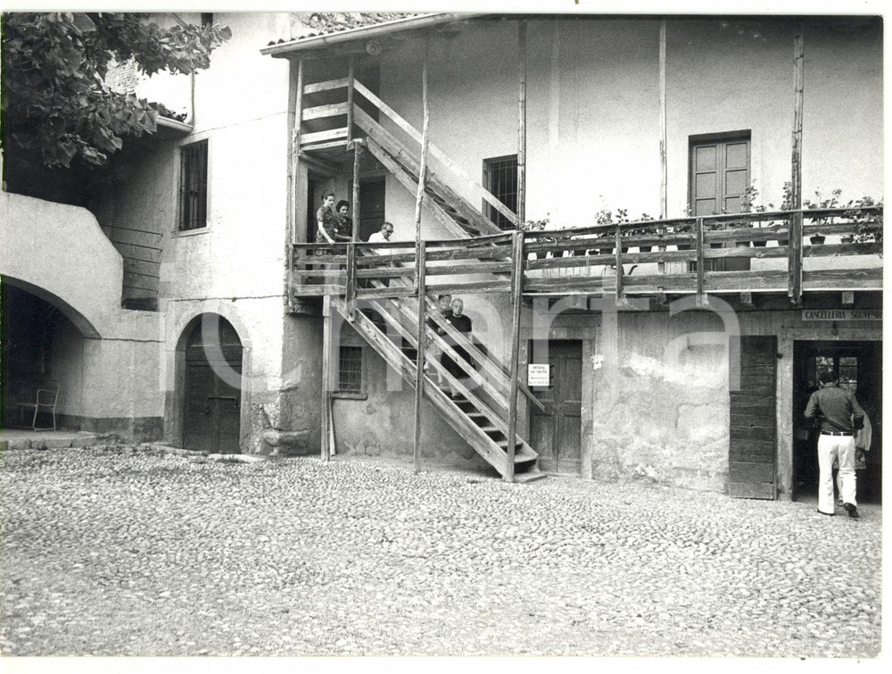 Fotografia d epoca originale 1973 SOTTO IL MONTE GIOVANNI XXIII BG Visita alla casa natale del Papa  Foto 1