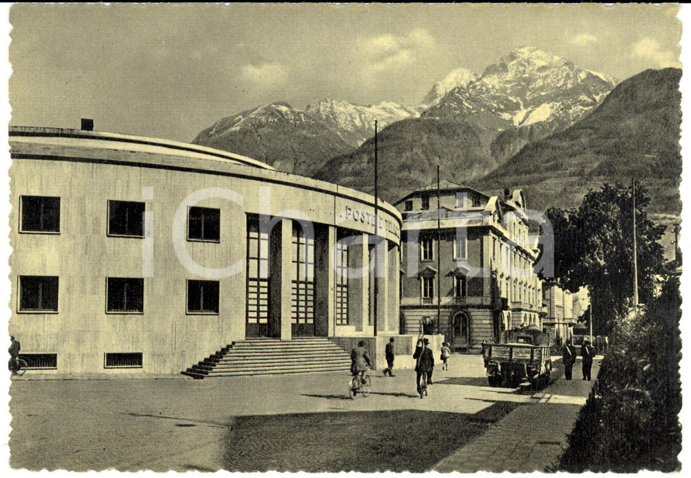 Cartolina originale da collezione 1940 ca AOSTA Palazzo delle Poste - Telegrafi e Tribunale *Cartolina FG NV 1