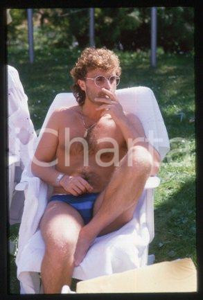 35mm vintage slide* 1985 MUSIC Michael CRETU musician, singer, songwriter (24)