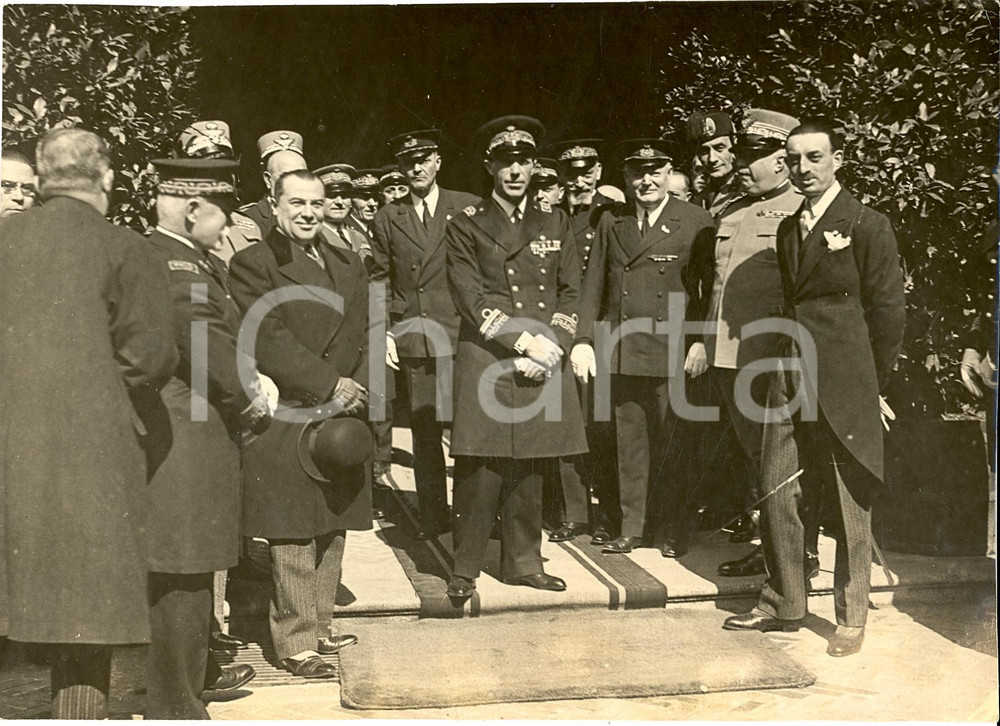 Fotografia d'epoca originale 1932 VENEZIA Inaugurazione Museo Navale al CASTELLO 1