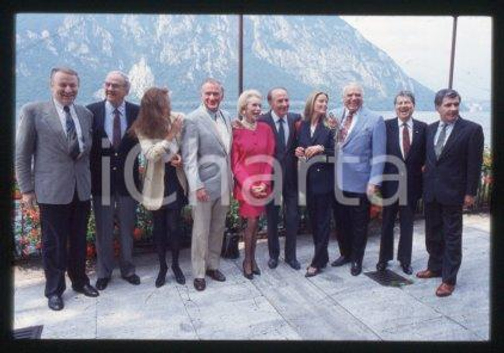 35mm vintage slide* 1992 CERNOBBIO Ernest BORGNINE Karl MALDEN Janet LEIGH (36)