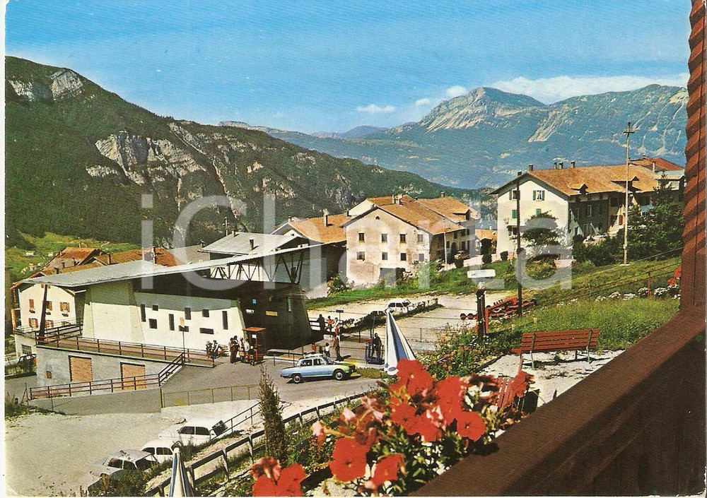 Cartolina originale da collezione 1973 FOLGARIA TN Stazione di partenza della bidonvia Cartolina FG VG 1