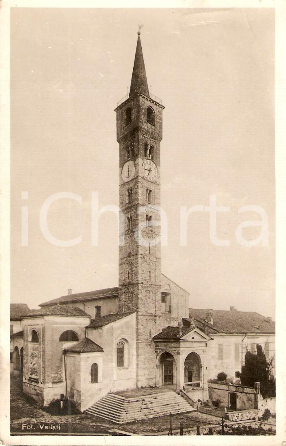 Cartolina originale da collezione 1950 ca CANTU' (CO) Chiesa di SAN PAOLO *Cartolina FP NV 1