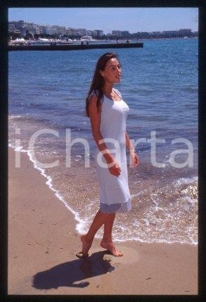 35mm vintage slide* 1995 ca CANNES Vanessa DEMOUY Actress and model (12)