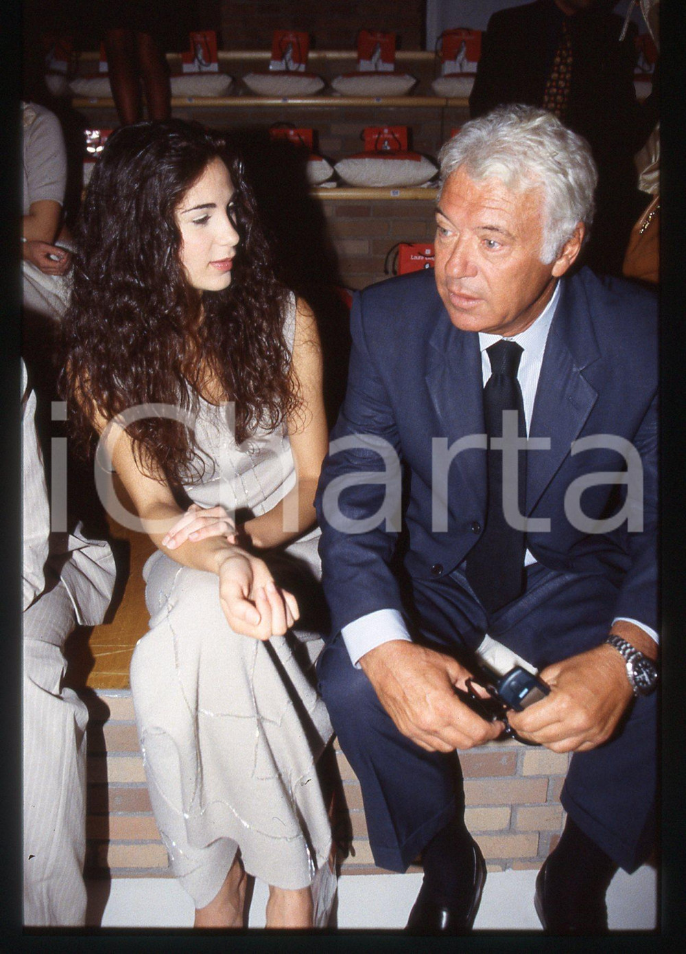 35mm vintage slide* 2000ca MODA Nicola PIETRANGELI-Sfilata di Laura BIAGIOTTI 2