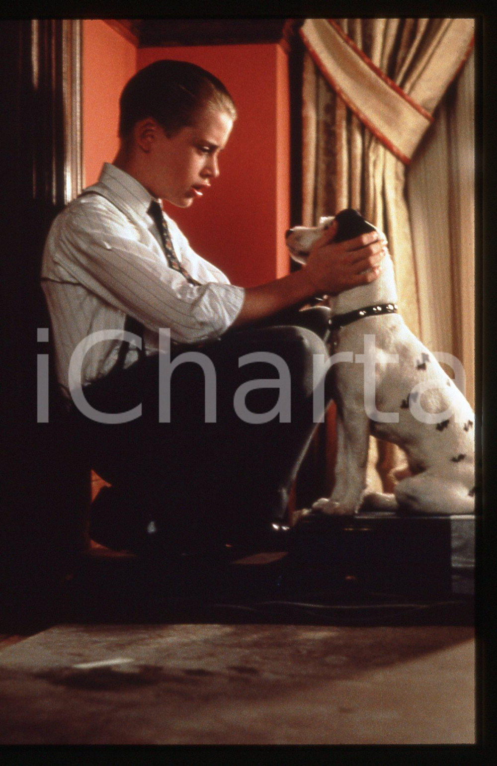 35mm vintage slide*1994 RICHIE RICH Macaulay CULKIN in una scena del film