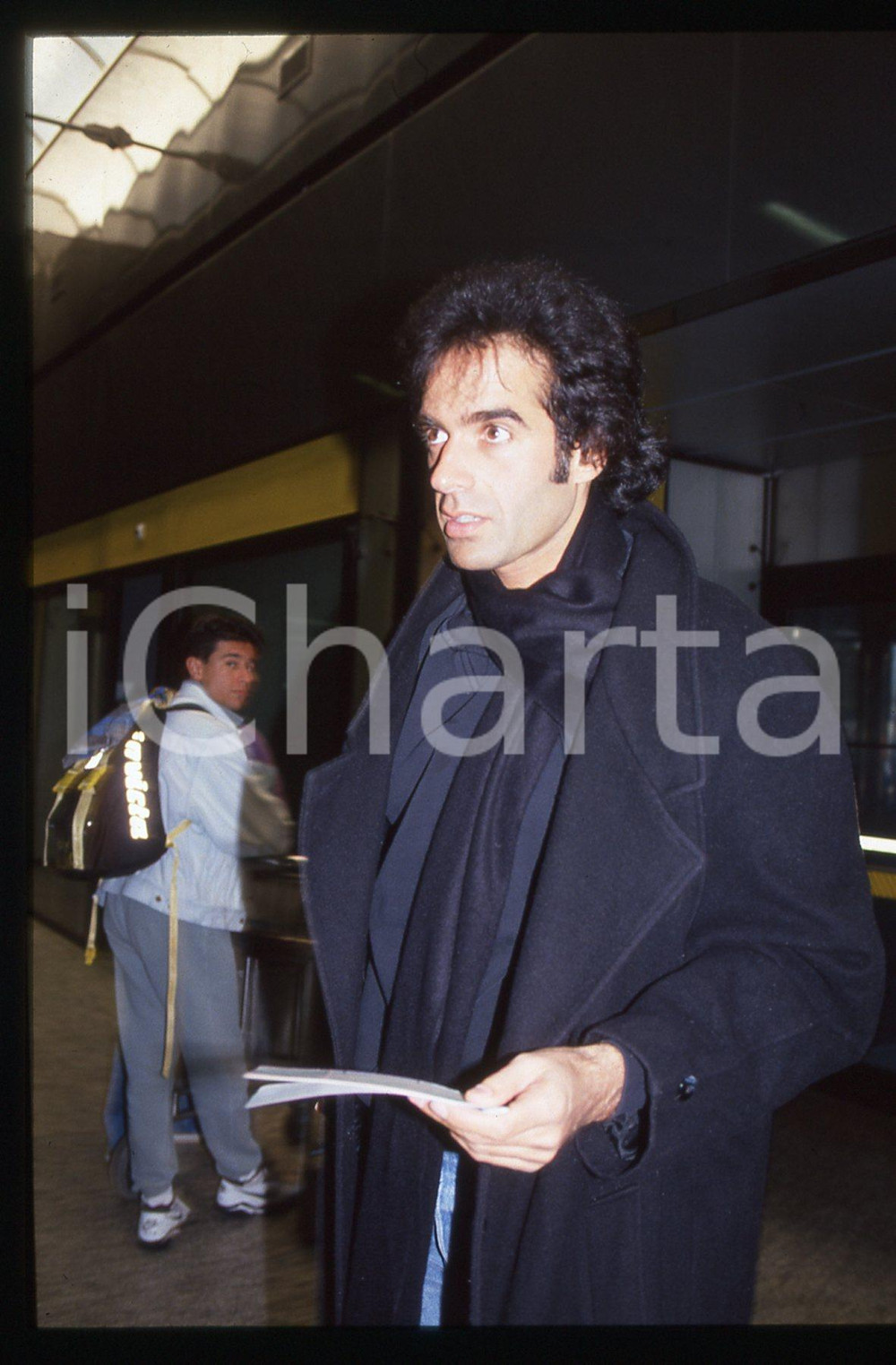 35mm vintage slide* 1995ca COSTUME David COPPERFIELD Ritratto illusionista 36