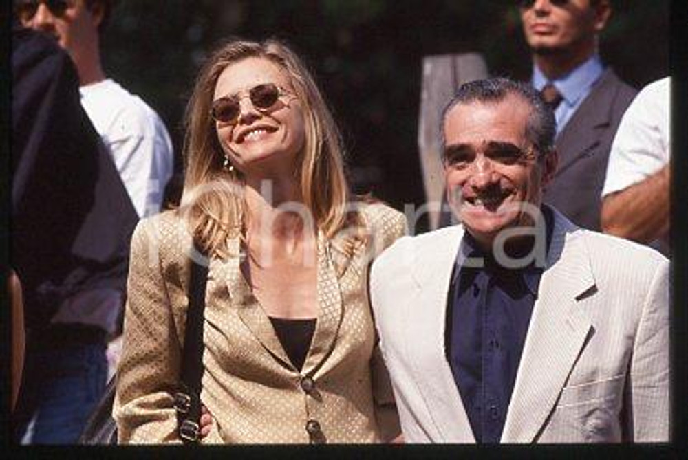 35mm vintage slide* 1993 VENICE Michelle PFEIFFER, Martin SCORSESE (73)