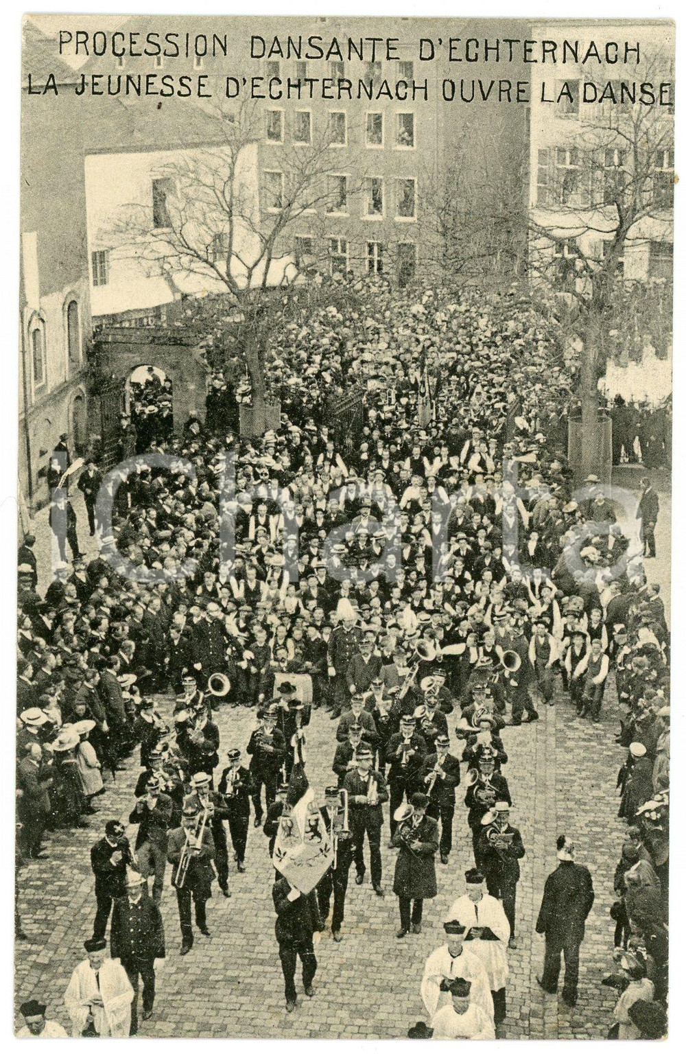 1908 ECHTERNACH - LUXEMBOURG Procession dansante - Postcard FP VG  Cartolina d'epoca, viaggiata. FAIR/discreto Lievi smussature agli angoli Formato: FP originale e autentica 1