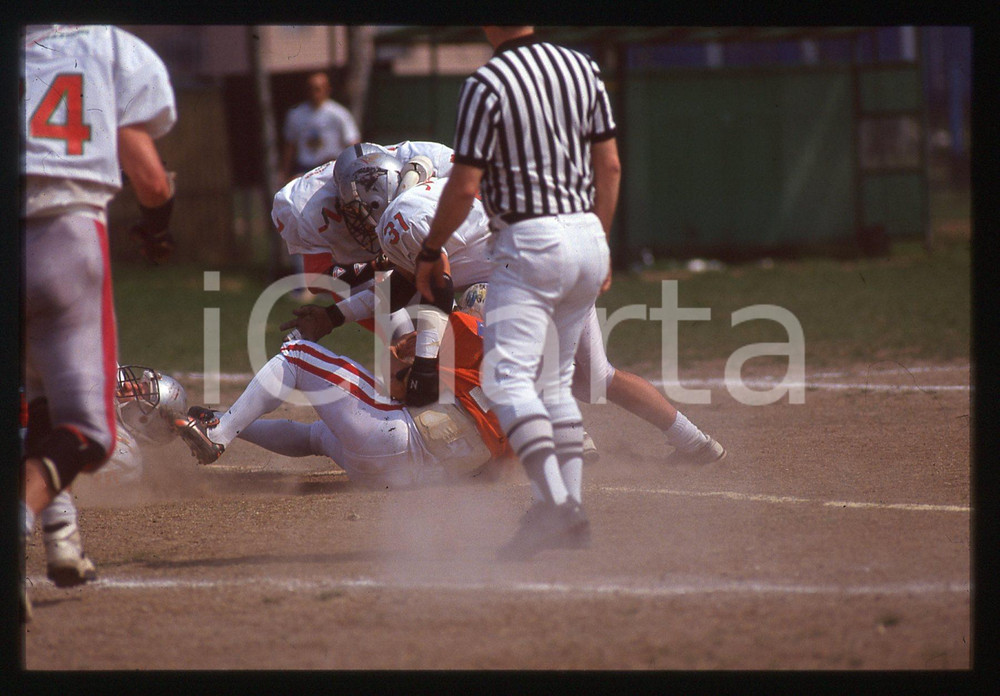 35mm vintage slide* 1995 ca FOOTBALL BLACKHAWKS Cernusco vs REDSKINS Verona (4)