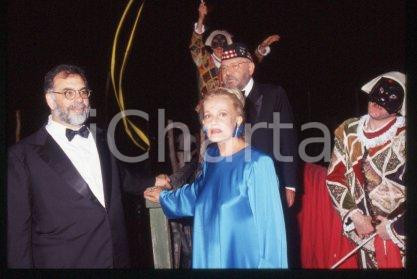 35mm vintage slide* 1992 VENICE Francis Ford COPPOLA & Paolo VILLAGGIO (28)