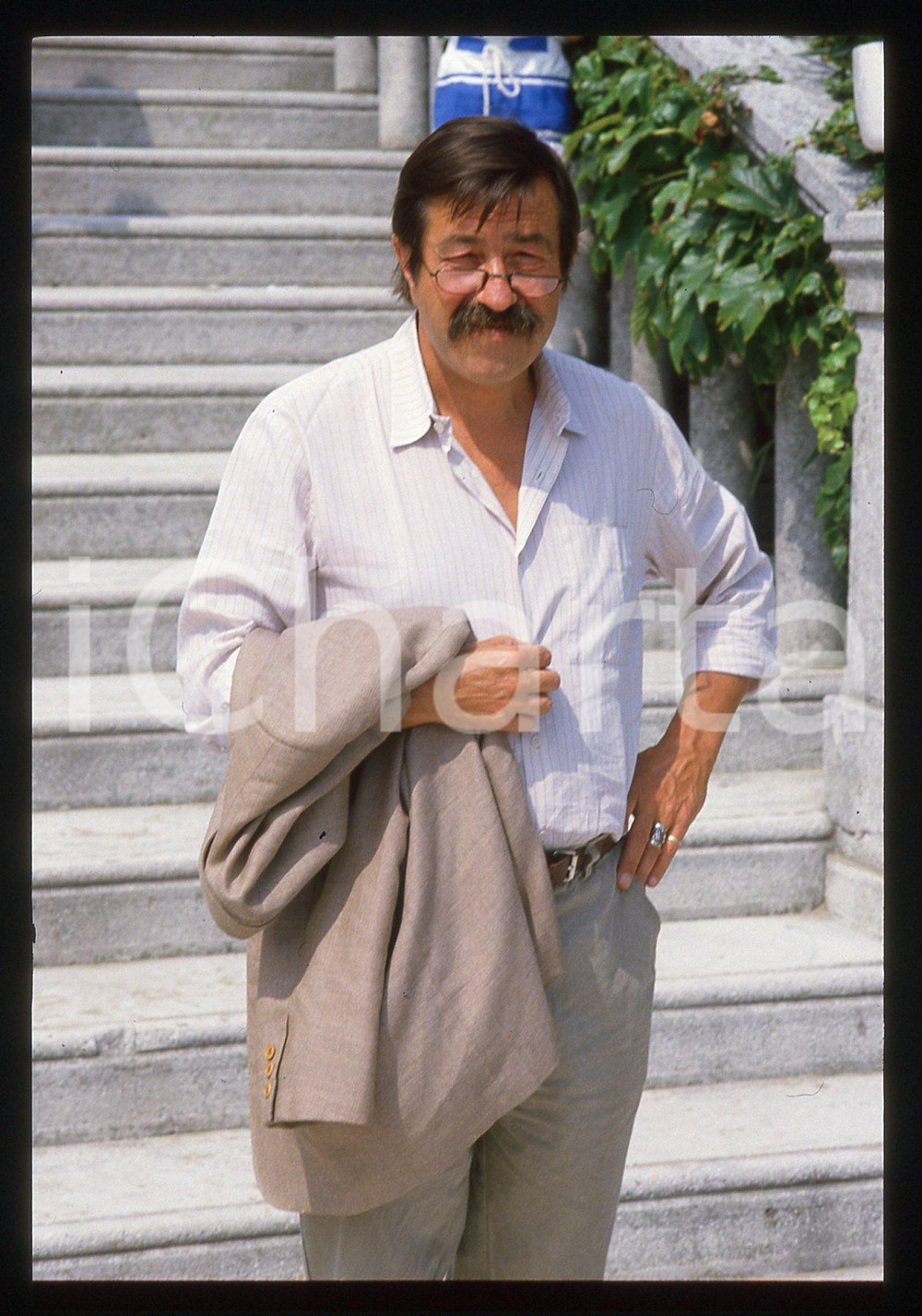 35mm vintage slide* 1984 VENEZIA Günter GRASS Giurato alla Mostra del Cinema