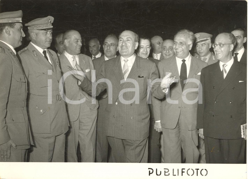1954 MILANO Stazione Centrale - Arrivo Vittorio Emanuele MODICA nuovo questore