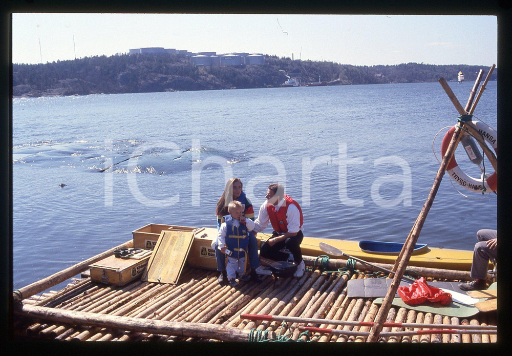35mm vintage slide*1990ca SVEZIA - COSTUME Robin e Bjorn BORG Jannike BJORLING 5