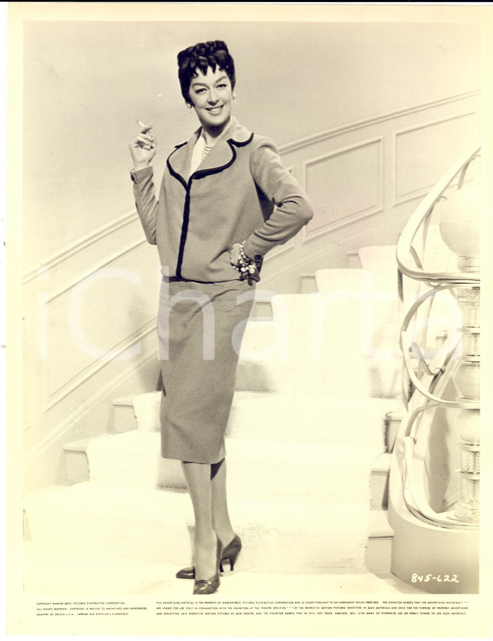 Fotografia d epoca originale 1958 CINEMA USA   Auntie Mame  Rosalind RUSSELL  Fotografia 20x25 cm 1