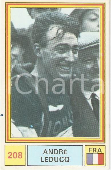 Oggetto da collezione cartaceo PANINI  SPRINT 1971 Figurina AndrÃ© LEDUCQ n. 208 Ciclismo 1