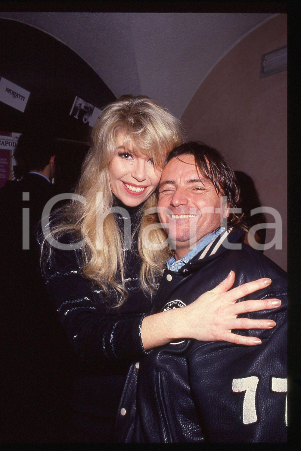 35mm vintage slide* 1993 RIVALTA COSTUME Renè ARNOUX Capodanno discoteca AVILA 2