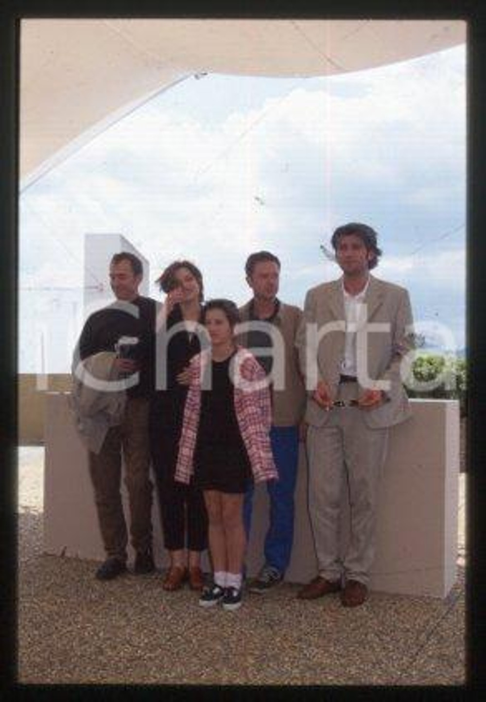 35mm vintage slide* 1997 CANNES Michael WINTERBOTTOM & Emira NUSEVIC (15)