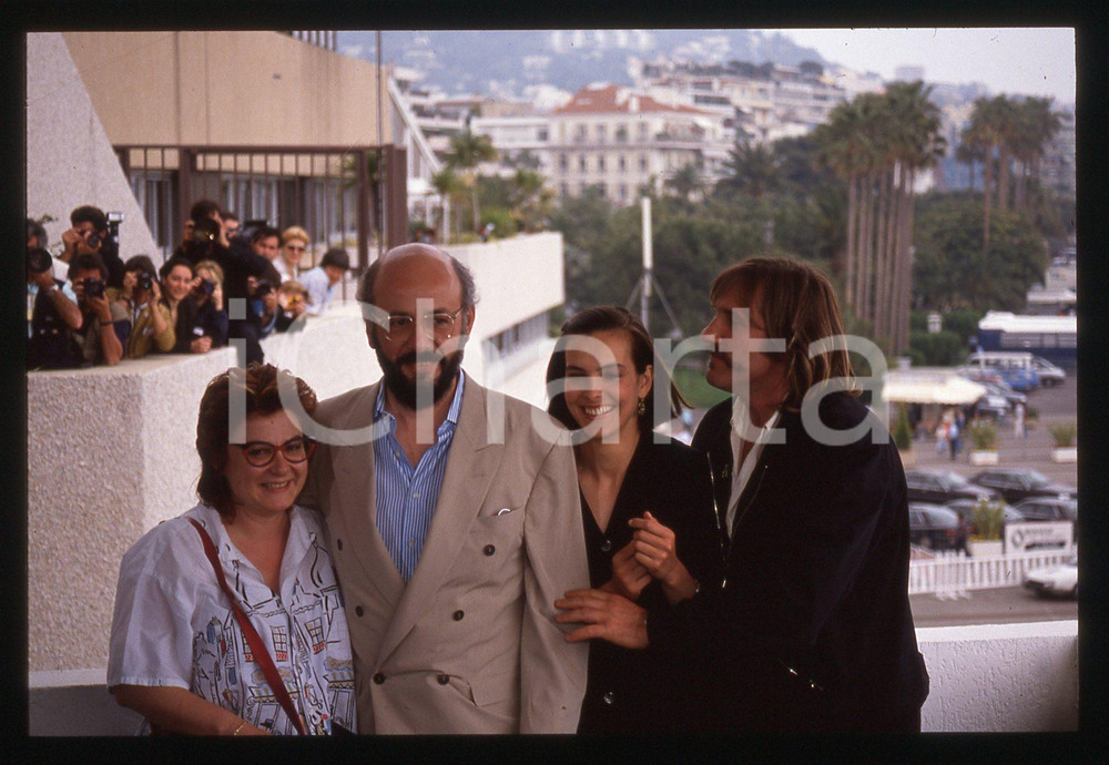 35mm vintage slide* 1989 CANNES Gérard DEPARDIEU Carole BOUQUET Festival (8)