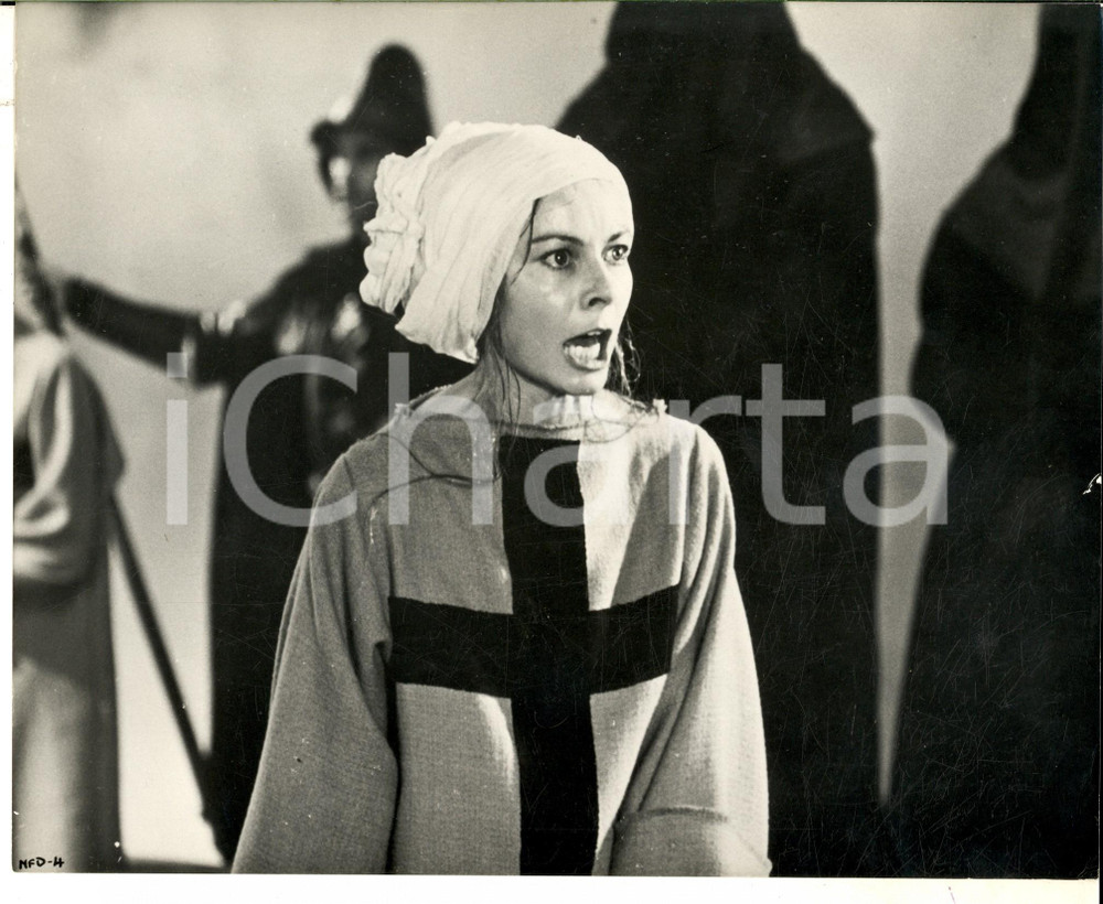 Fotografia d epoca originale 1960 ca USA CINEMA Film STORICO MEDIOEVO Una condannata Foto 24x20 cm 1