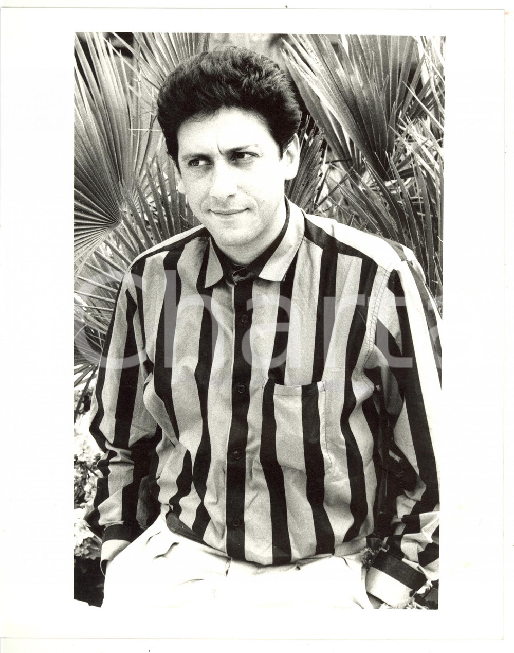 1990 ca CINEMA Ritratto dell'attore Sergio CASTELLITTO *Foto VINTAGE 20x25 cm