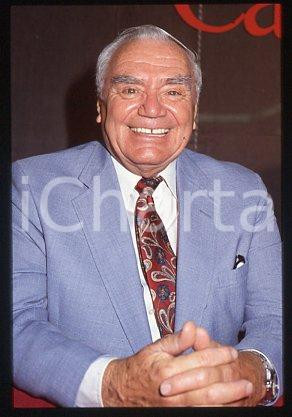 35mm vintage slide* 1999 ca ITALY Ernest BORGNINE American actor (61)