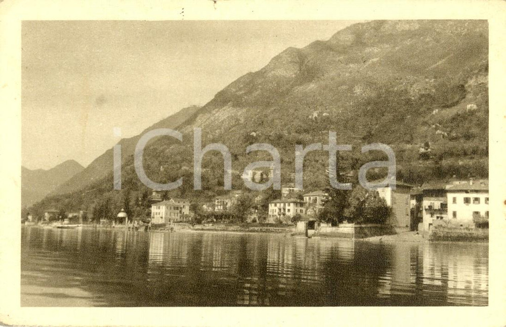 Cartolina originale da collezione 1932 SALA COMACINA CO Panorama paese e lago di COMO Cartolina postale FP NV 1