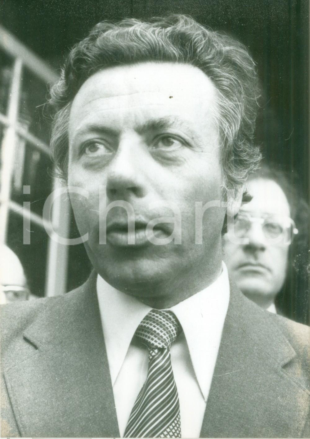 Fotografia d epoca originale 1978 PARIS Yvan CHARPENTIE Presidente ConfÃ©dÃ©ration GÃ©nÃ©rale des Cadres Foto 1