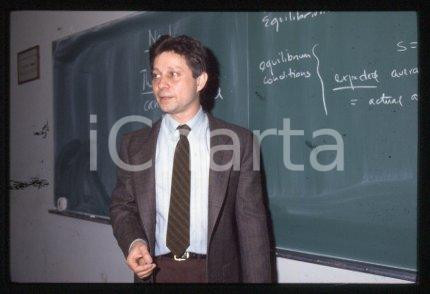 35mm vintage slide* 1985 ca ECONOMICS Professor Janusz A. ORDOVER Portrait (7)