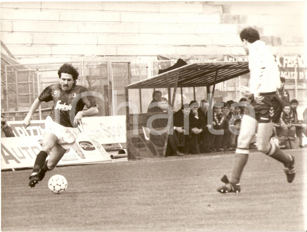 Fotografia d epoca originale 1988 CAMPIONATO Calcio BOLOGNA  PISA Lorenzo MARRONARO durante partita Foto 1