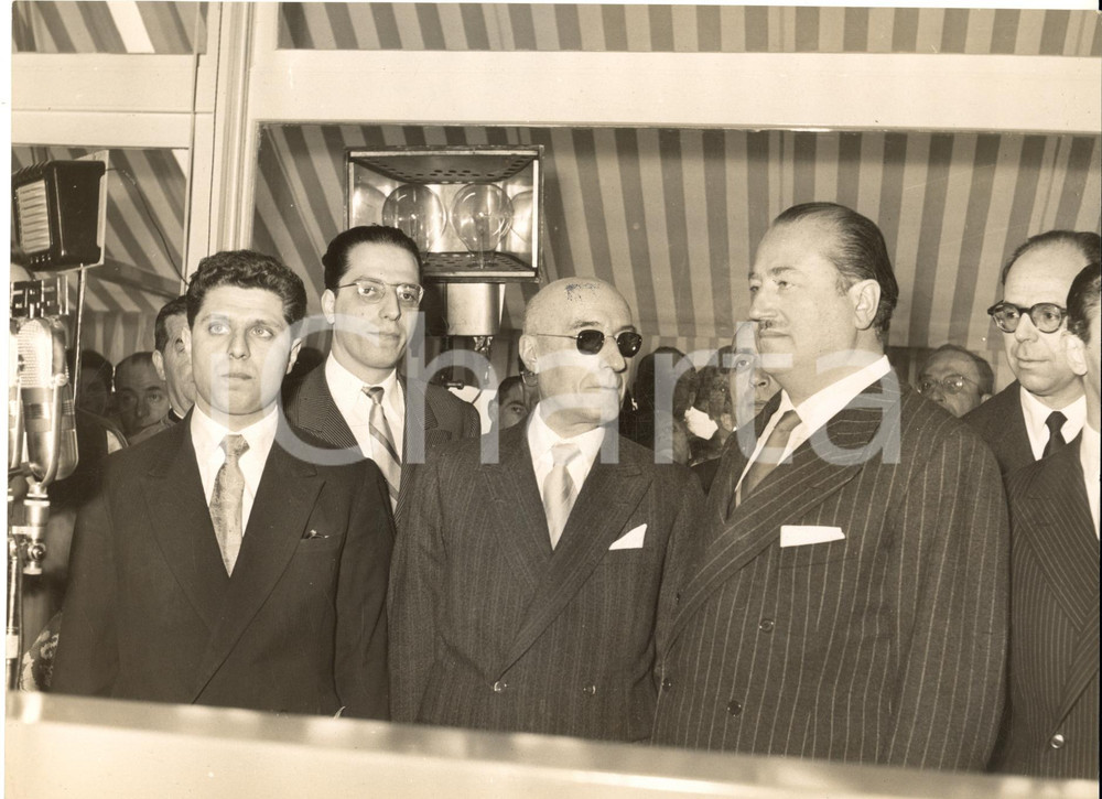Fotografia d epoca originale 1953 PORTOFINO Inaugurazione del nuovo ripetitore RAI  AutoritÃ   Foto 24x17 cm 1