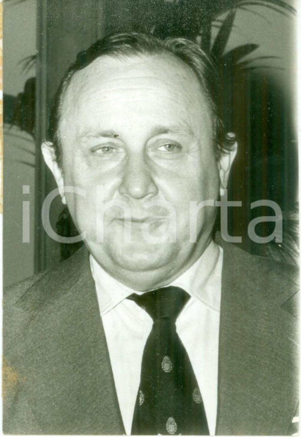 Fotografia d epoca originale 1955 ca GERMANIA HansDietrich GENSCHER Ministro affari interni Fotografia 1