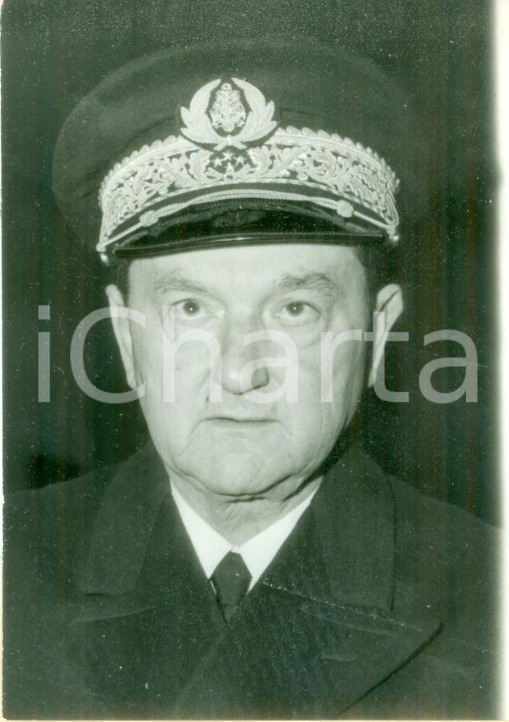 Fotografia d epoca originale 1973 PARIS Ammiraglio Marc DE JOYBERT Capo di Stato Maggiore Fotografia 1
