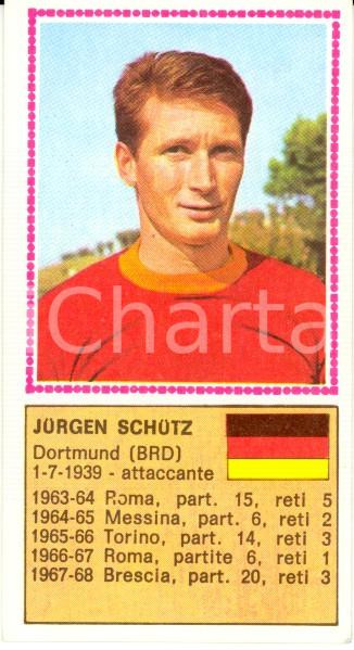 Oggetto da collezione cartaceo Album PANINI - CALCIATORI 1970 - 1971 Figurina Jurgen SCHUTZ attaccante *Serie A 1