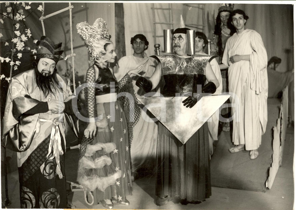 Fotografia d epoca originale 1937 MILANO TEATRO DELLE ARTI Inaugurazione con  La finestrina  Vittorio ALFIERI 1