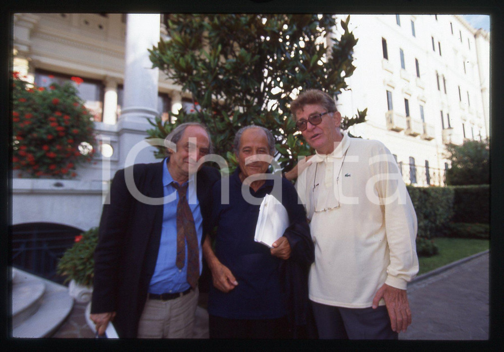 35mm vintage slide* 1995 ca CINEMA Ermanno OLMI Gillo PONTECORVO Citto MASELLI 3