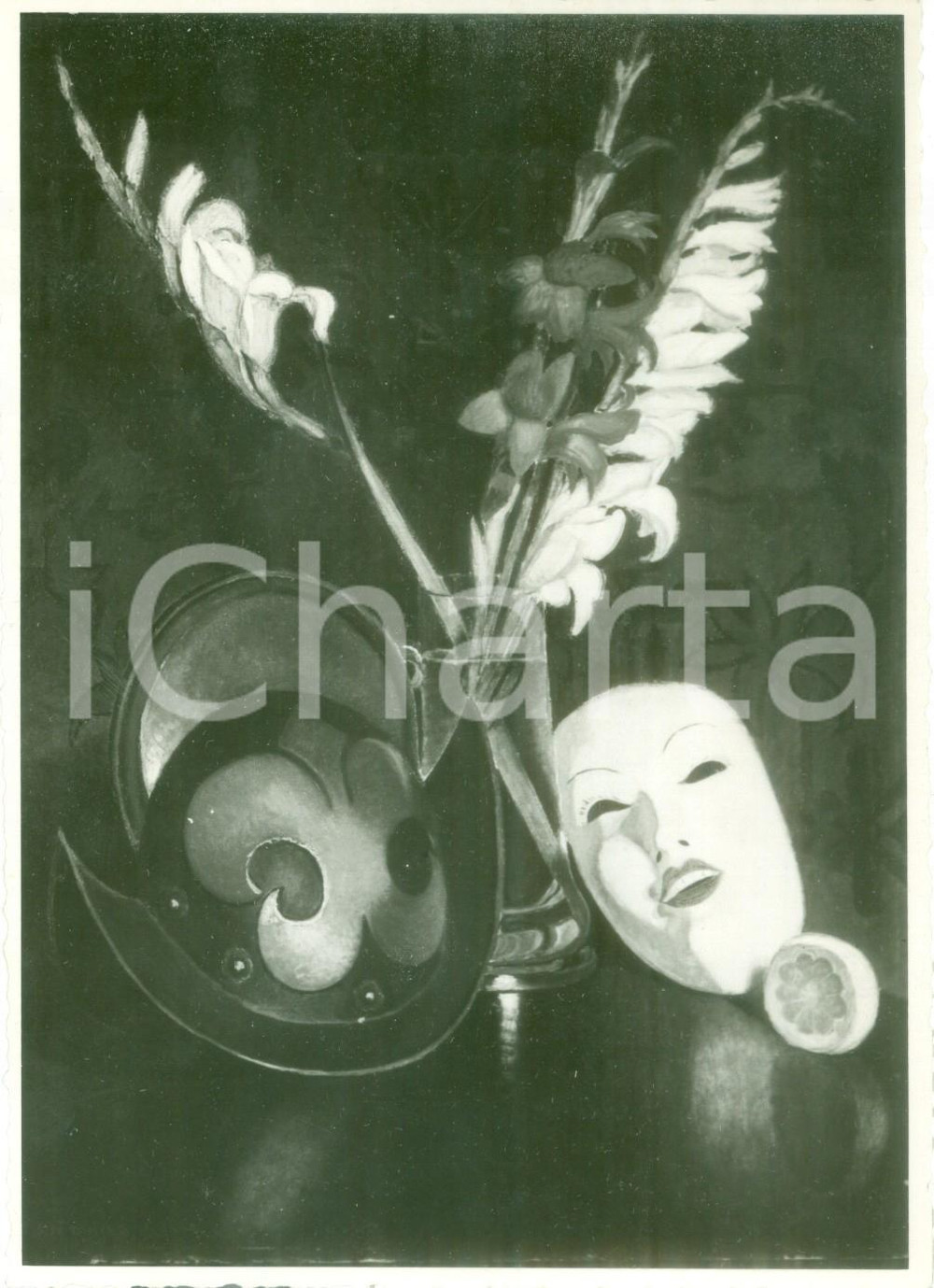 Fotografia d epoca originale 1933 VERONA MOSTRA SINDACALE Guido FARINA natura morta Fotografia coeva quadro 1