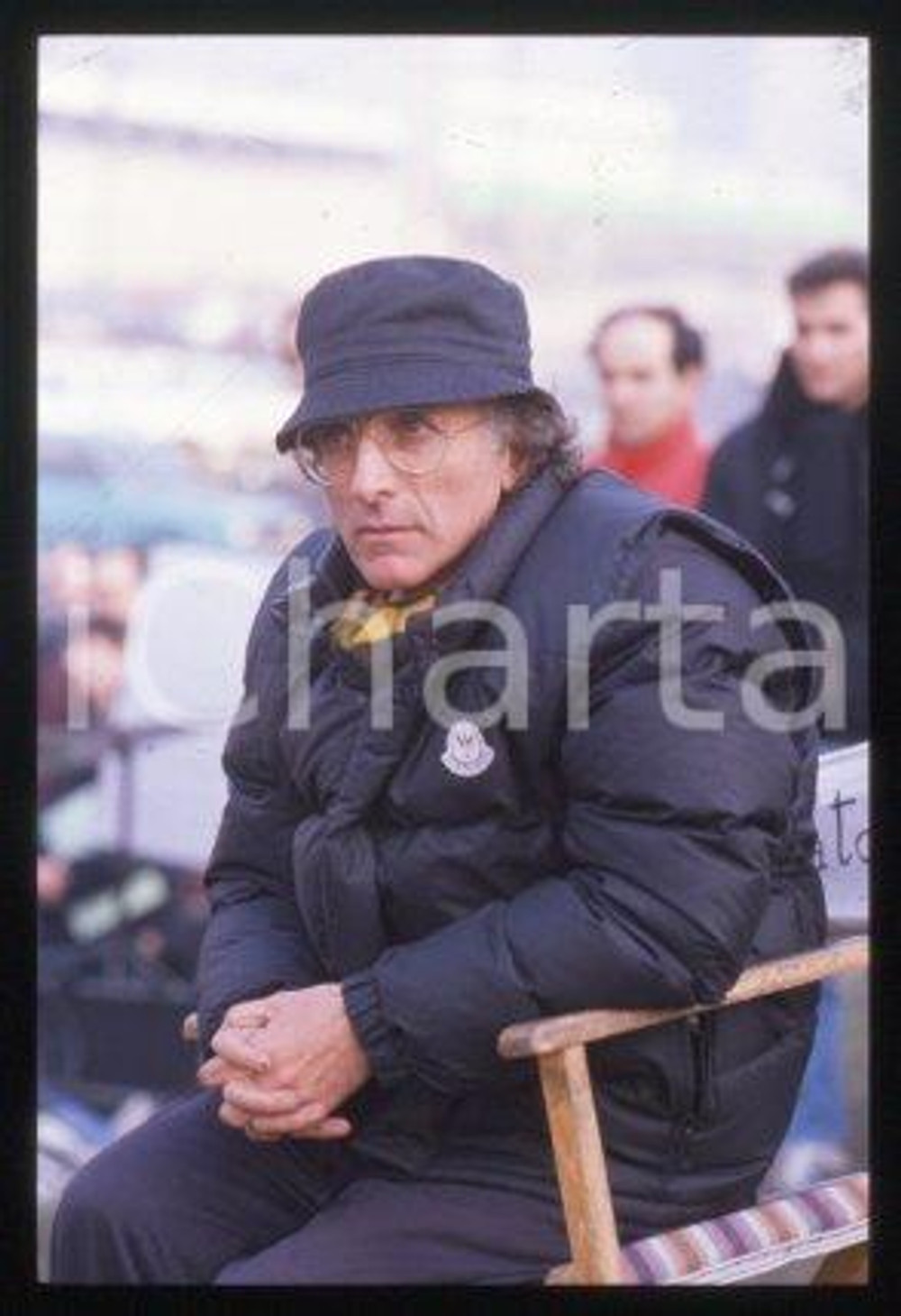 35mm vintage slide* 1990 ca MILAN Italian film director Ruggero DEODATO (8)