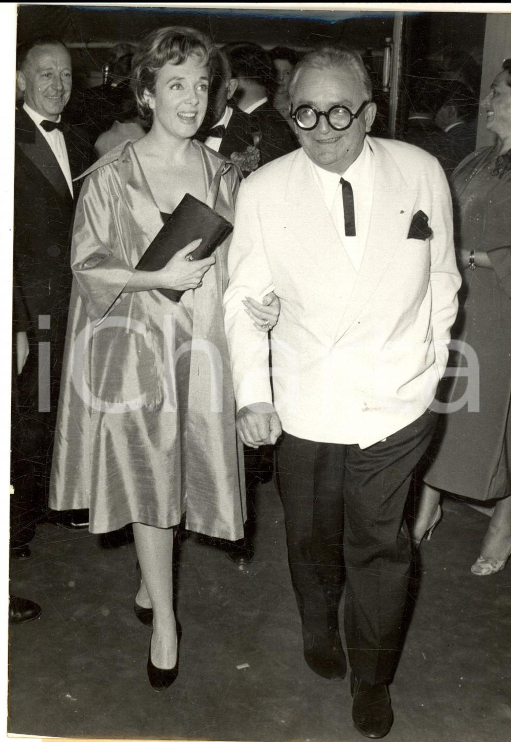 1959 FESTIVAL DI CANNES Giuria - Micheline PRESLE e Marcel ACHARD *Foto 13x18 cm