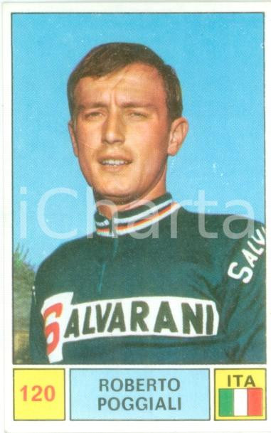 Oggetto da collezione cartaceo PANINI  SPRINT 1971 Figurina Roberto POGGIALI n. 130 Ciclismo Sponsor SALVARANI 1