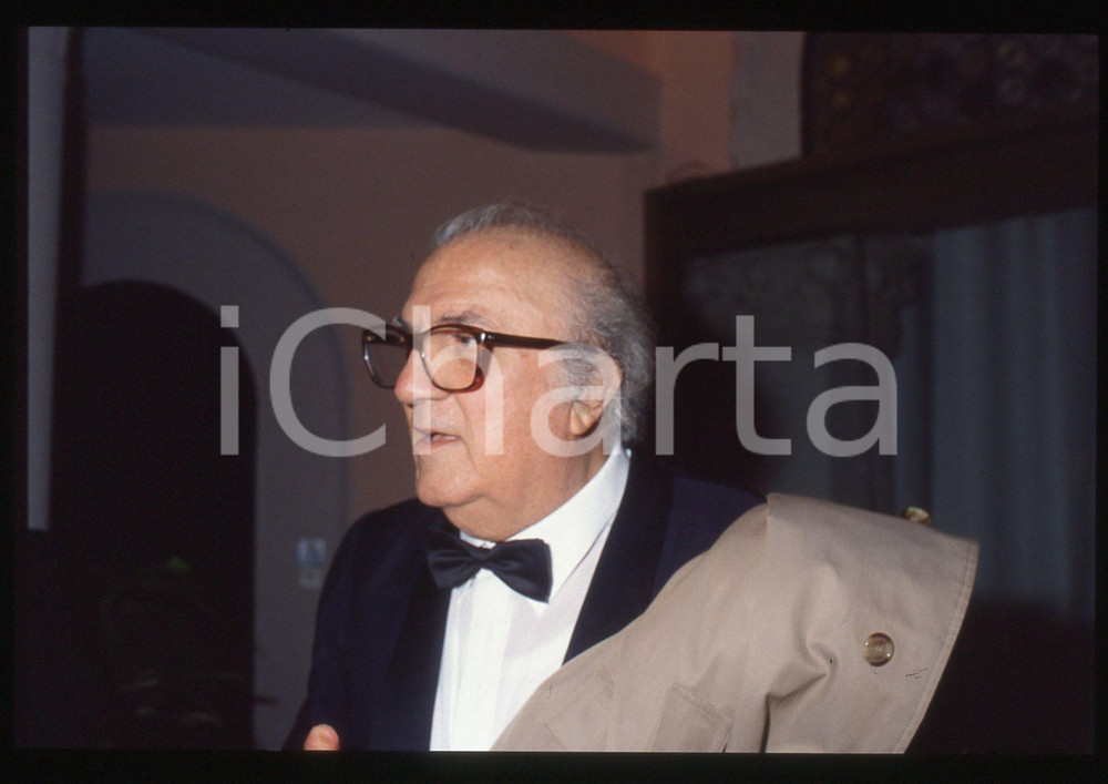 35mm vintage slide* 1990 MOSTRA DI VENEZIA Federico FELLINI Ritratto regista (7)