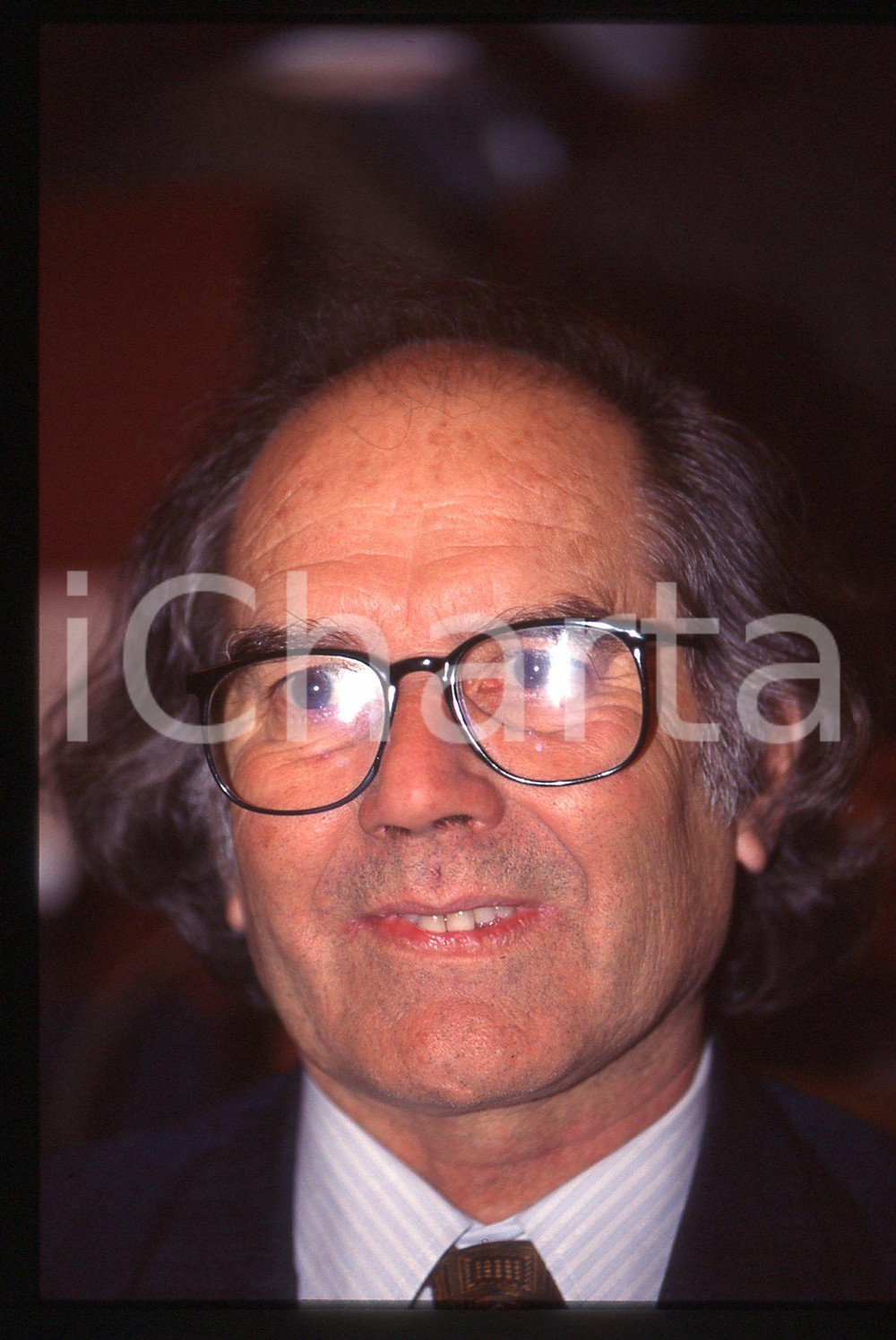 35mm vintage slide* 1996 MILANO Adolfo Perez ESQUIVEL a un convegno NOBEL (16)