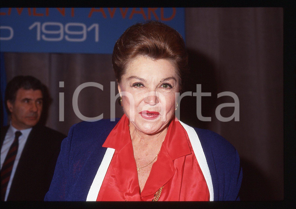 35mm vintage slide* 1991 MILANO Esther WILLIAMS al MERIT OF ACHIEVEMENT AWARD *5