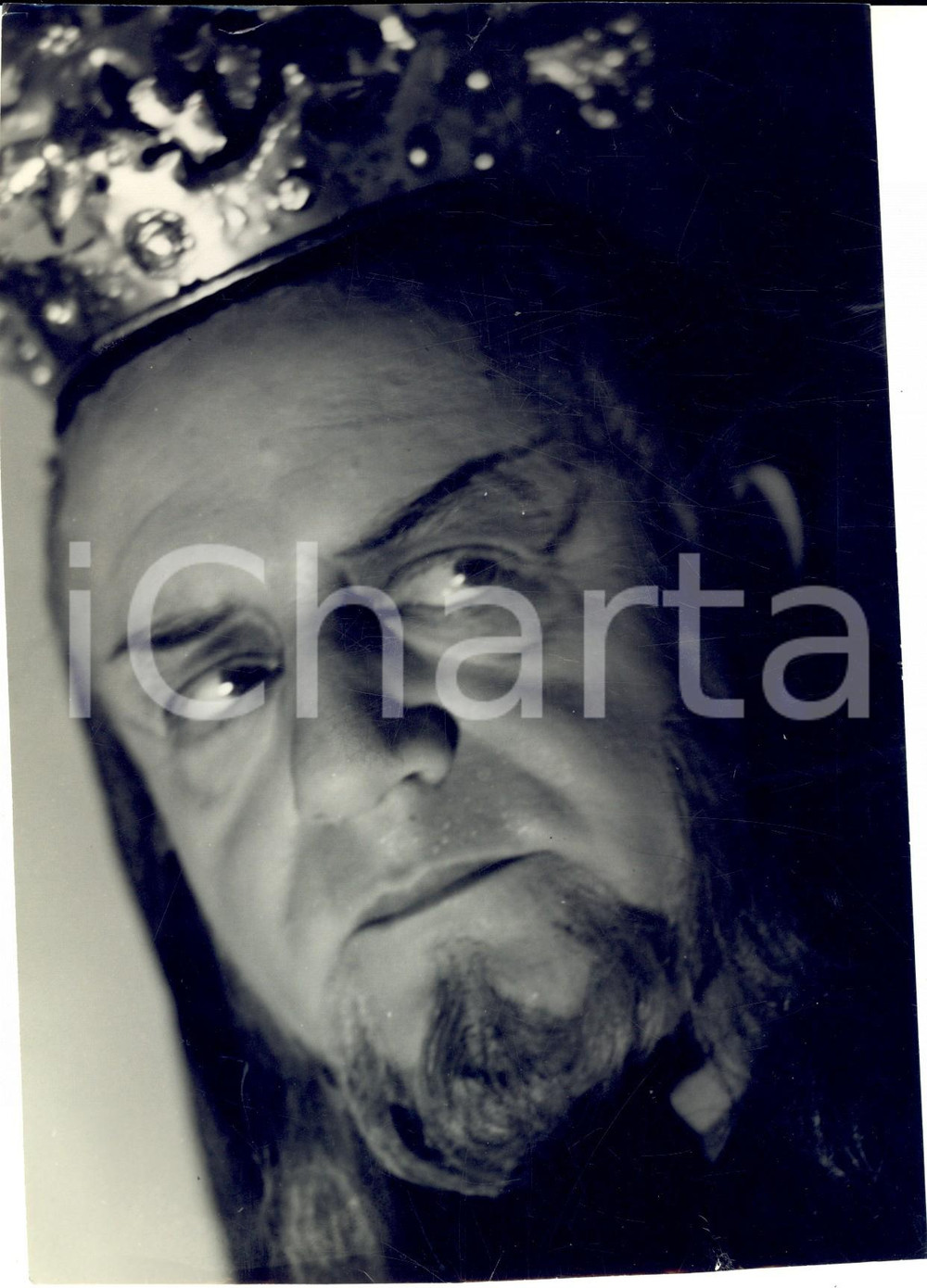 Fotografia d epoca originale 1935 ca BERLINO Teatro di Stato  Aribert WAESCHER nella TURANDOT di GOZZI 1