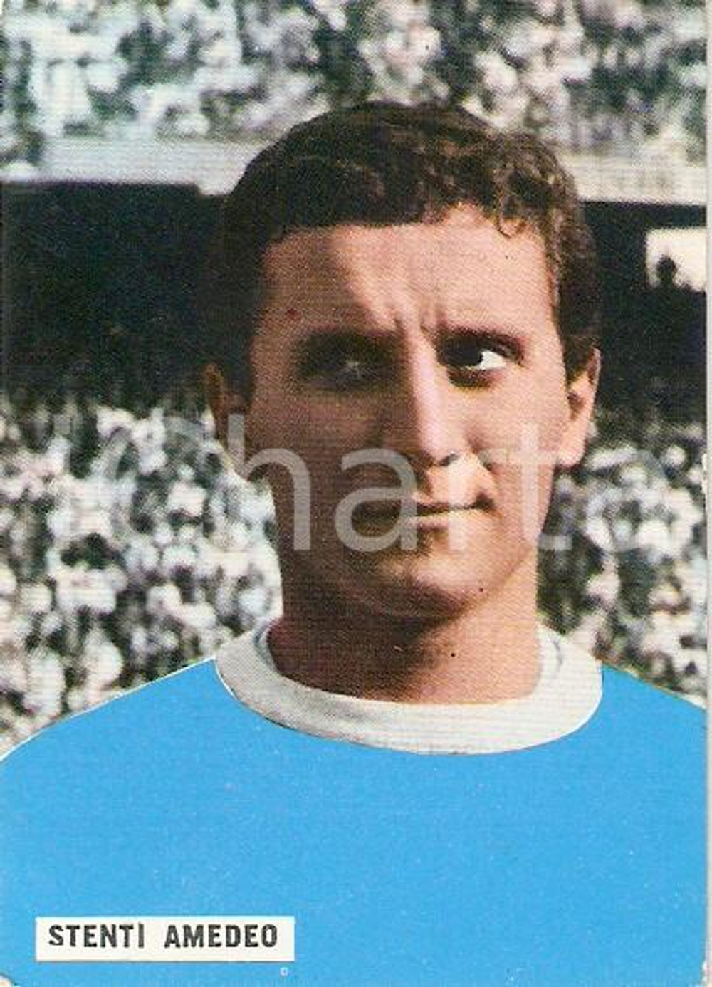 Oggetto da collezione cartaceo EDIZIONI FOTO CALCIO  CALCIATORI 1965 1966 Figurina Amedeo STENTI n. 147 NAPOLI 1