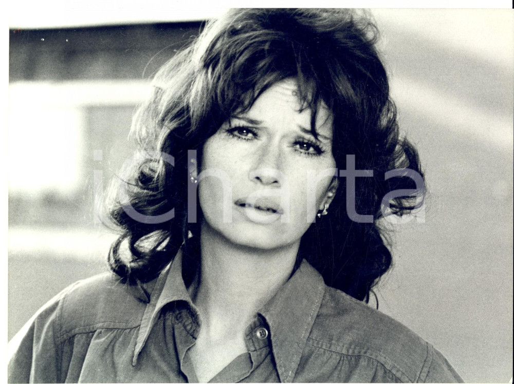 Fotografia d epoca originale 1960 ca CINEMA Portrait d une actrice franÃ§aise Photo VINTAGE 24x18 cm 1
