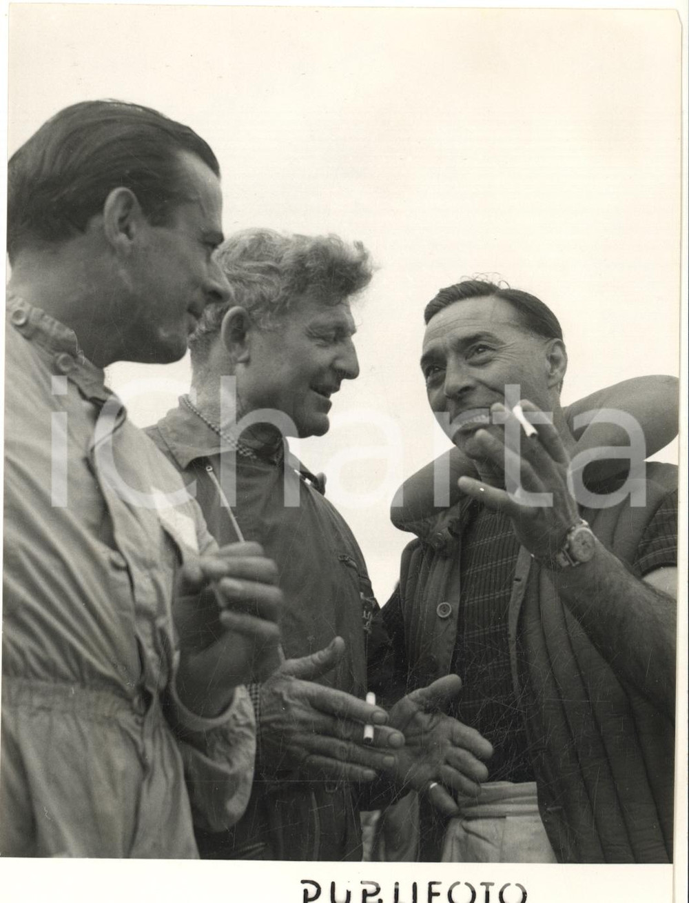 1954 VII Riunione MOTONAUTICA LUINO - Ezio SELVA Mario VERGA Louis NUTA - Foto