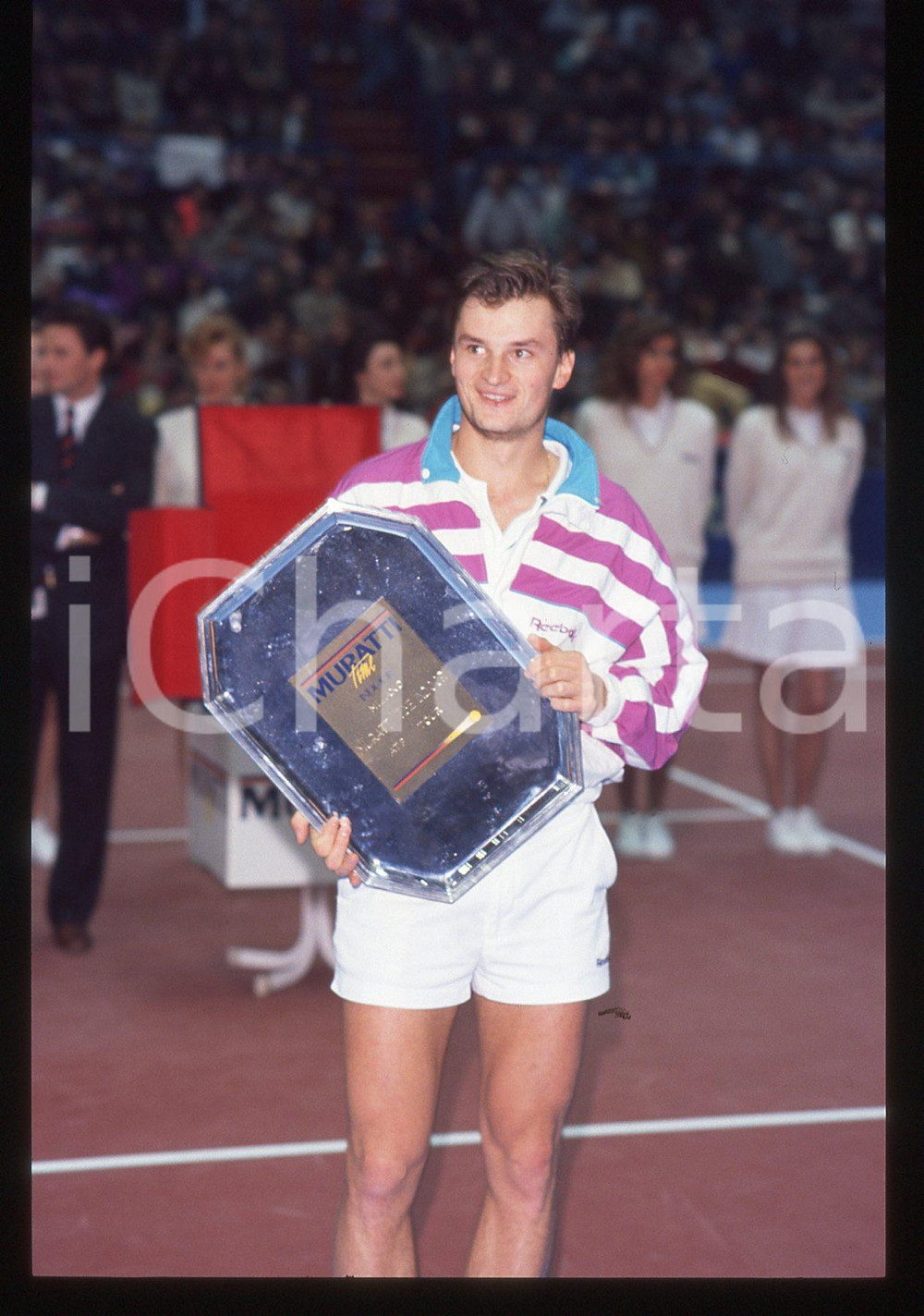 35mm vintage slide* 1991 MILANO - Alexander VOLKOV vince il MURATTI TIME INDOOR